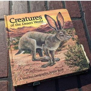 Creatures Of The Desert World National Geographic Pop‎ Up Book Vintage 1987